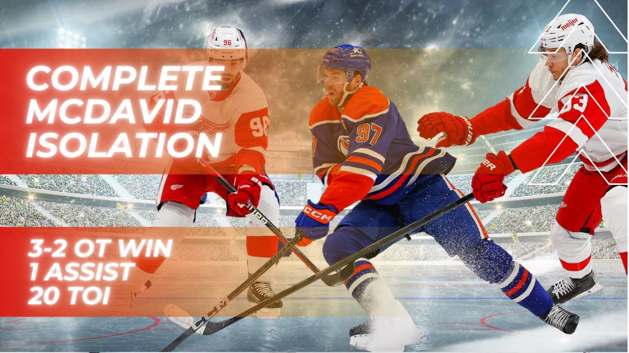 Connor McDavid FULL GAME ISOLATION vs. Red Wings 10-27-2024