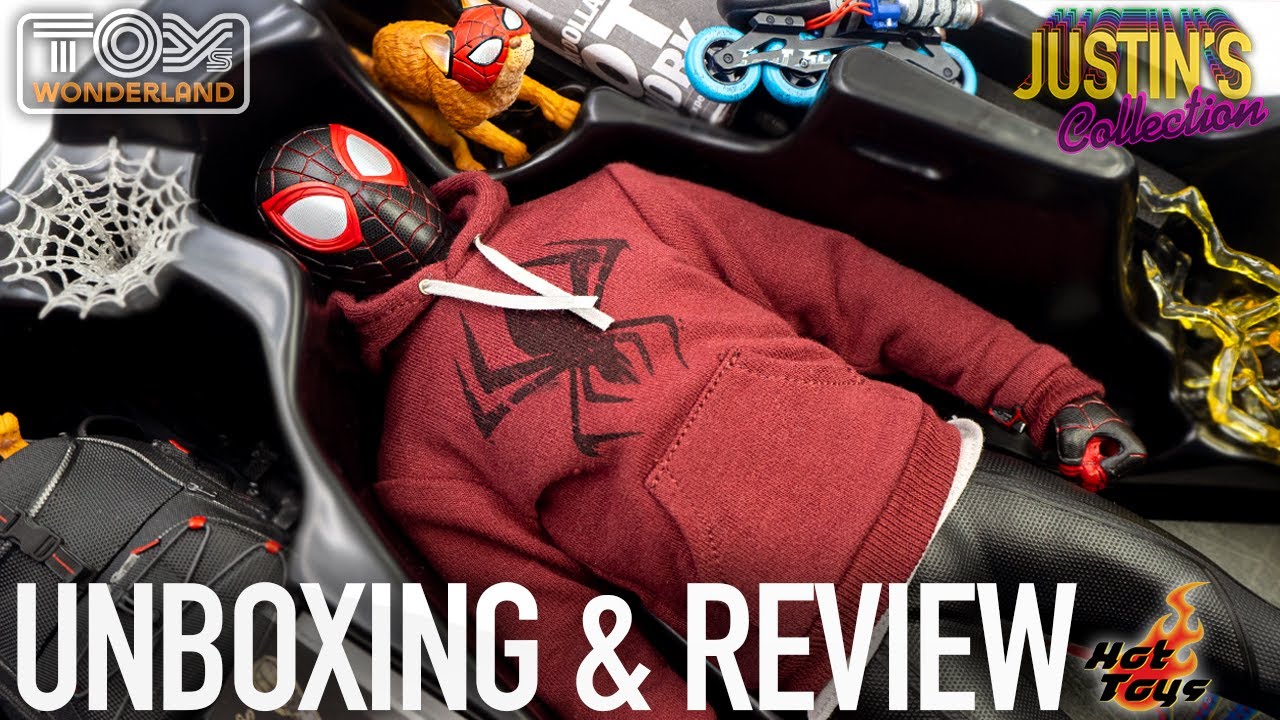 Распаковка и обзор костюма Человека-паука от Hot Toys Miles Morales Bodega Cat