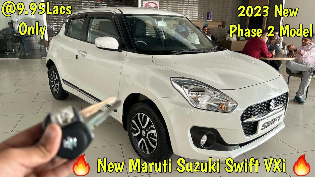 Newly Sporty Swift VXi 2023 BS6.0 OBD2 Model Review|₹9.95LakhमेंNew Features & New Accessories केसाथ