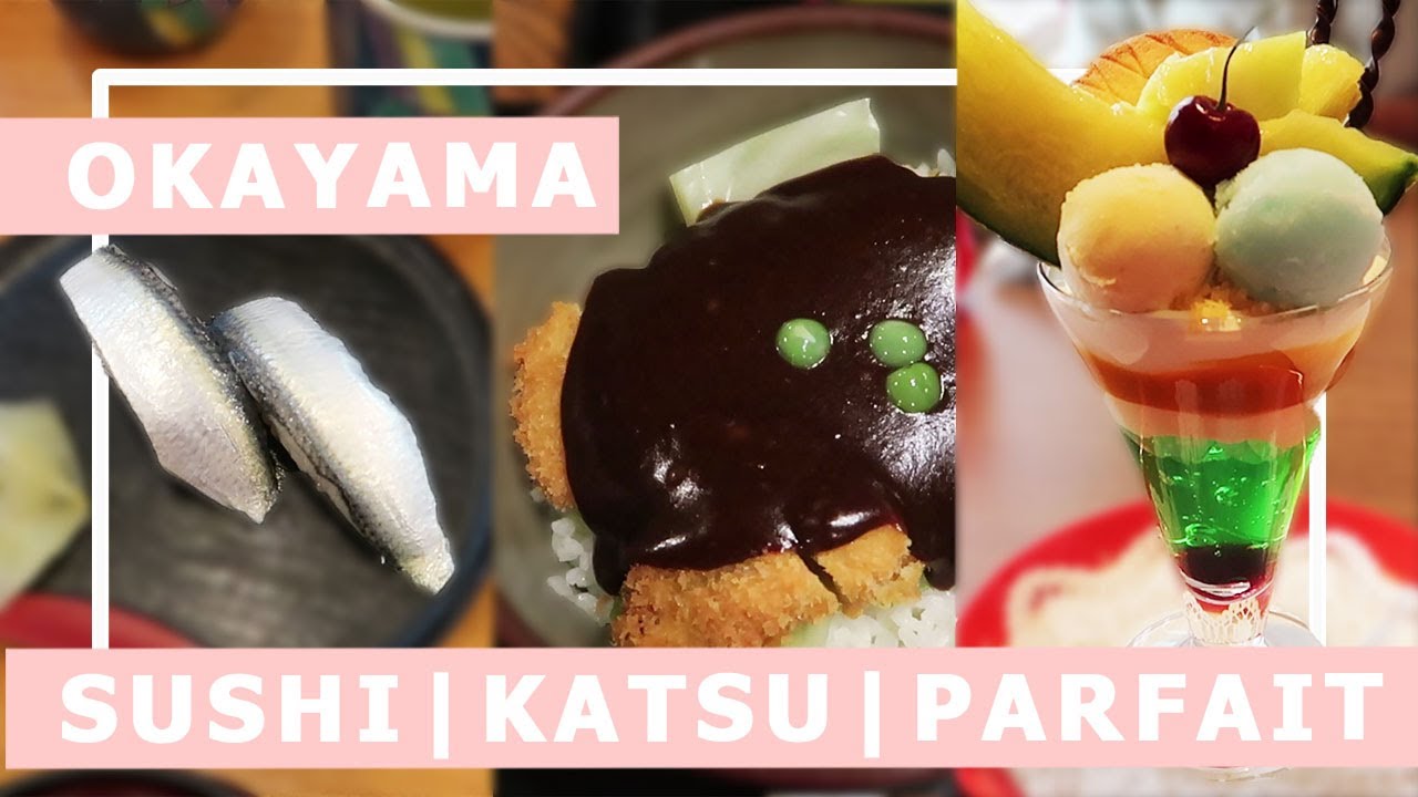 Okayama’s Unknown Must-Eats: Sushi, Demi-Glace Katsudon, and a HUGE Fresh Fruit Parfait! | Japan