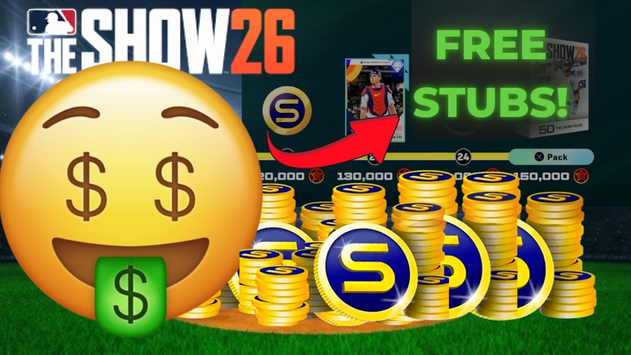 Make Unlimited Stubs in MLB The Show 26... (No Money Spent)