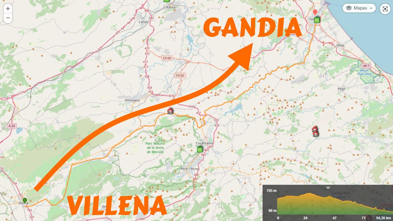 Villena gandia por la via verde xixarra y del serpis ruta gravel BICICLETAS Y PIRULETAS