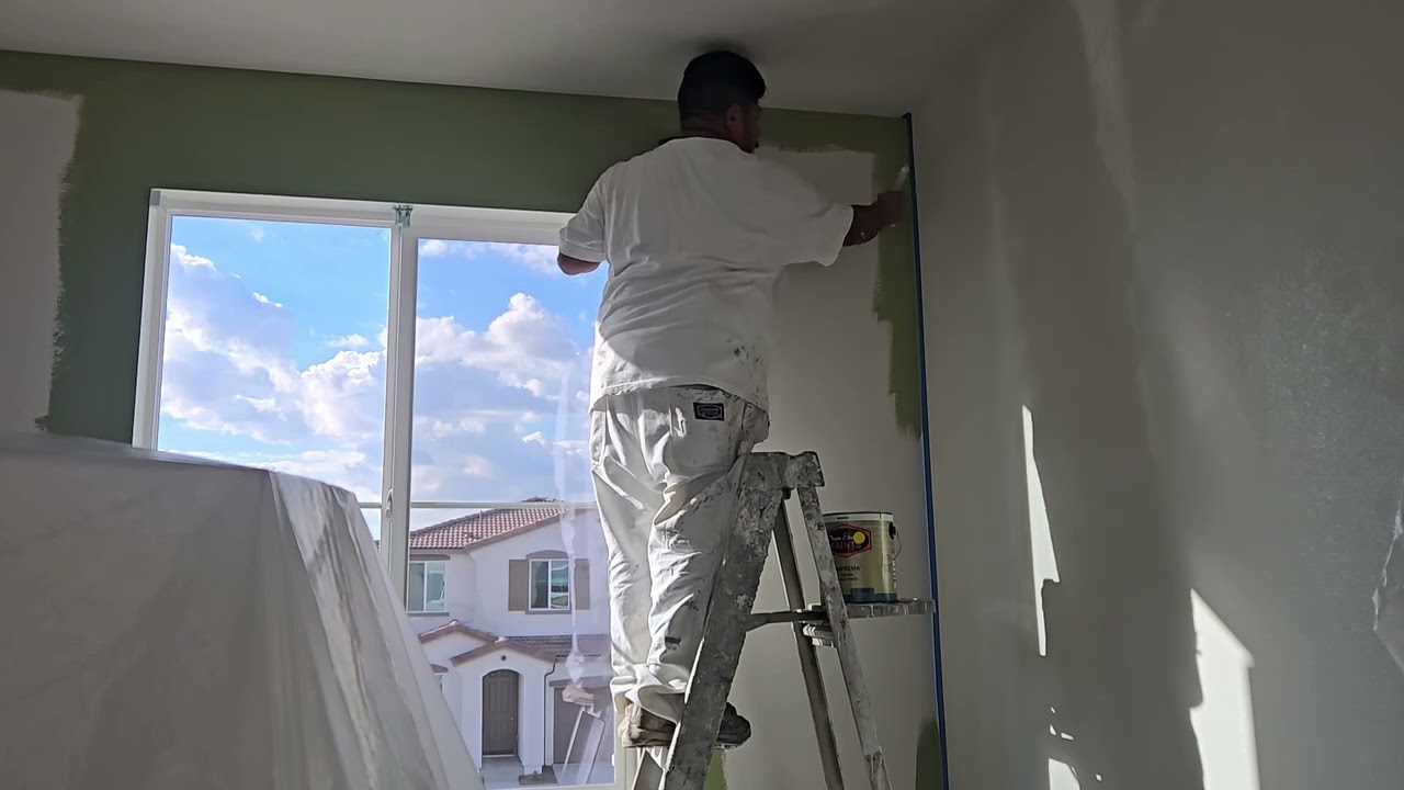Pintar una pared  facil i rapido 