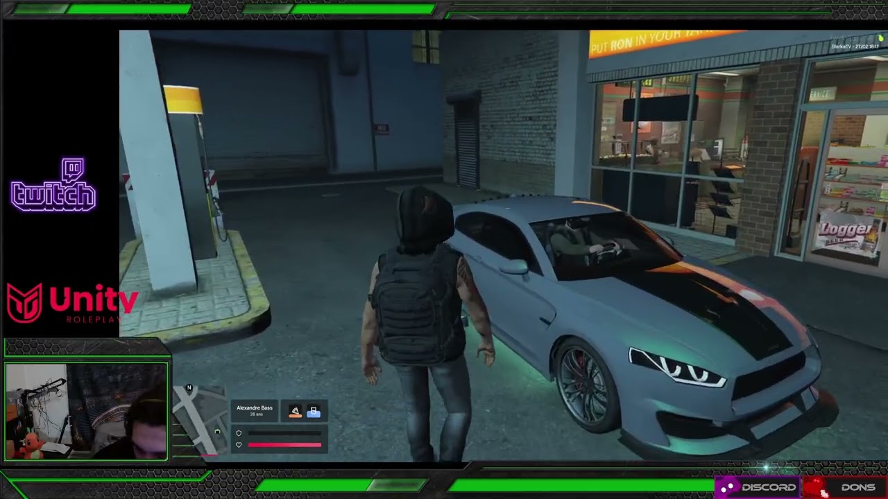 GTA rp Unity v2 entrepot, arme, weed, troll etc... / BlarkaTV