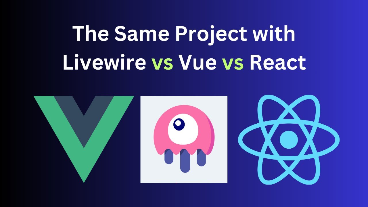 So We Tried to Build a Project with Livewire vs Vue vs React... (showdown)