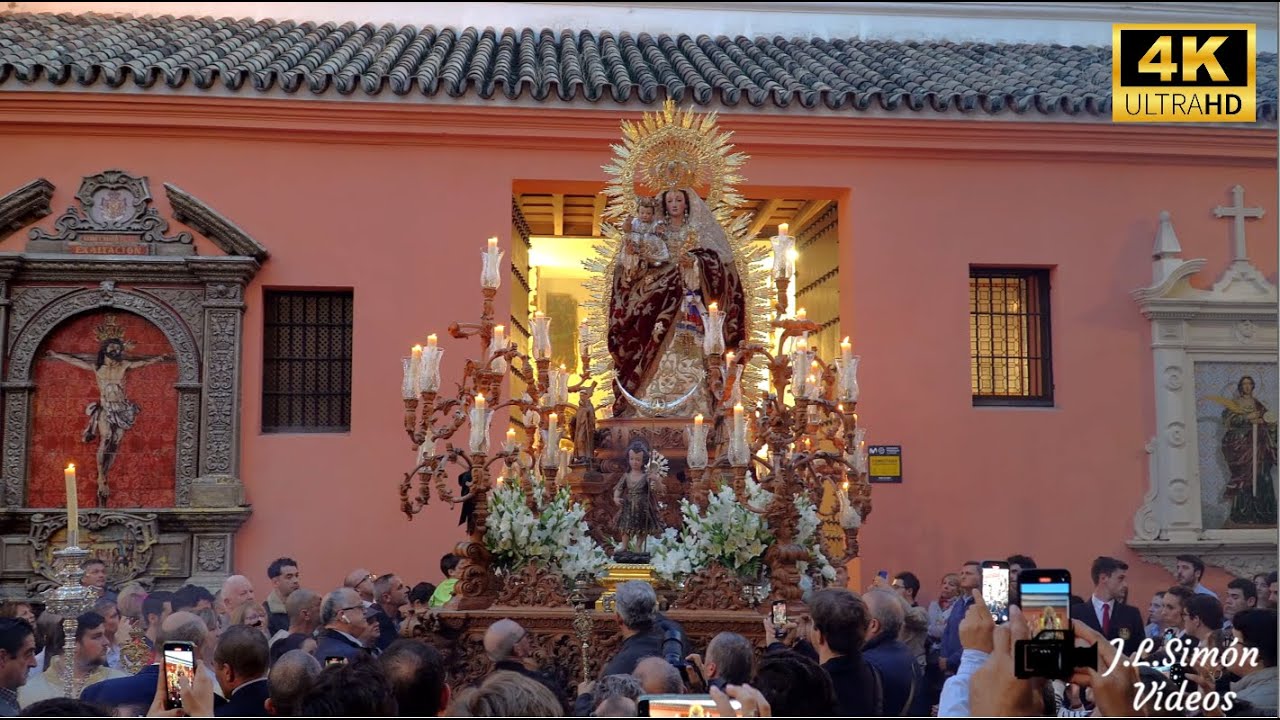 (4K) SALIDA VIRGEN DEL ROSARIO DE SANTA CATALINA 2024 | Sevilla