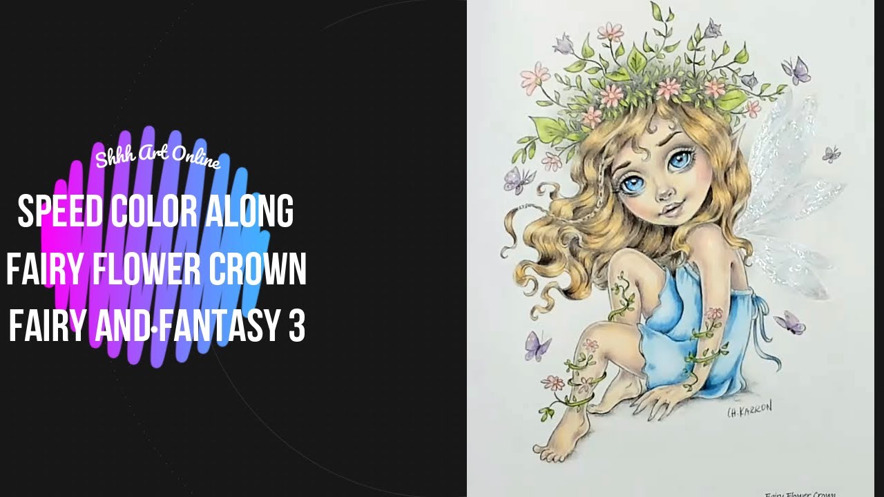 Color Along/Fairy Flower Crown/Fairy and Fantasy 3