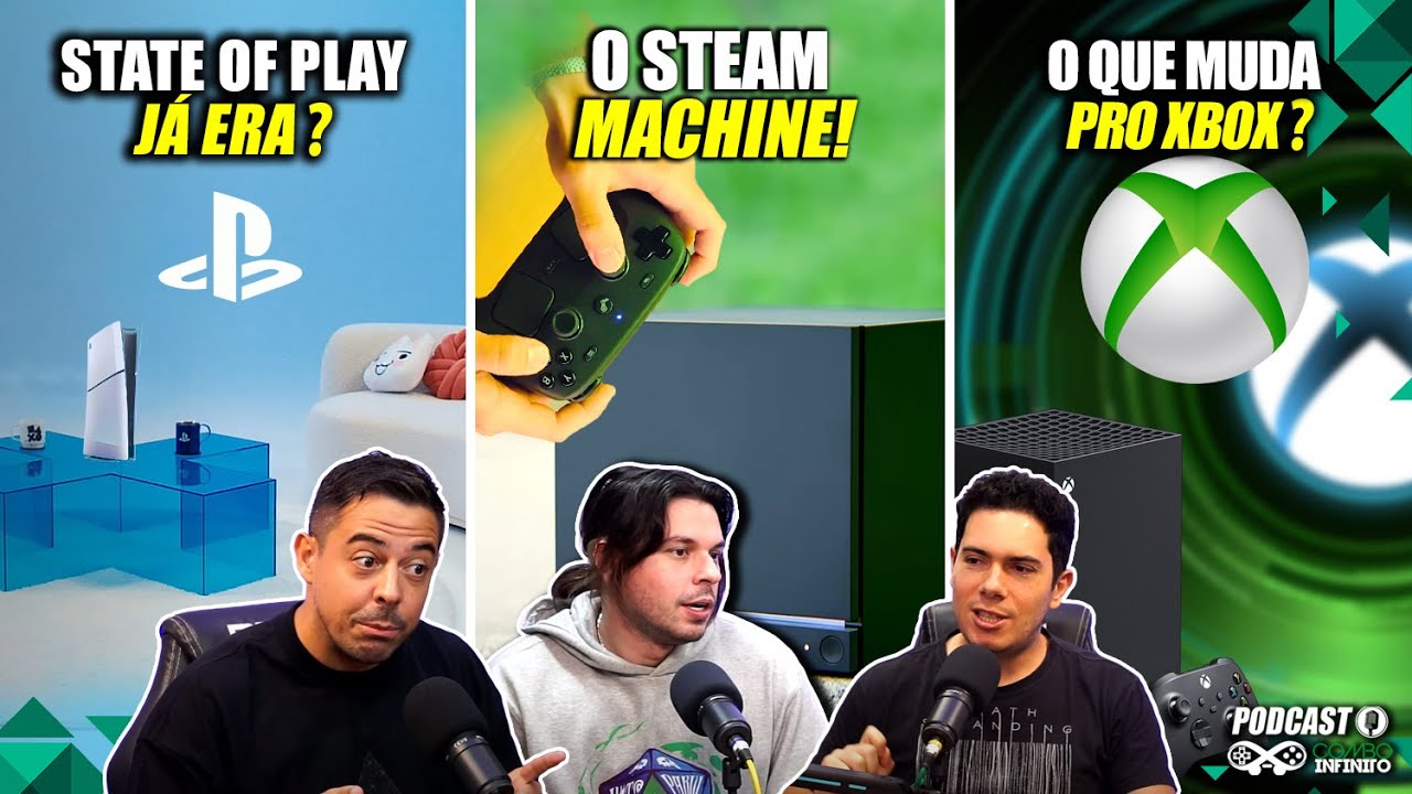 O STEAM MACHINE &Eacute; REAL, O QUE MUDA PRO XBOX E O STATE OF PLAY PERDEU O HYPE?