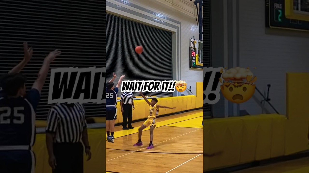 He was SNEAKY in BASKETBALL . . . 🏀🗑️😱 #sports #sneaky #basketball