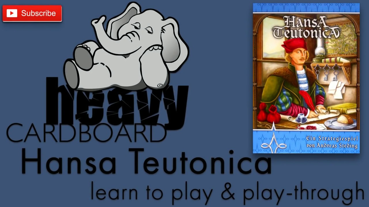 Hansa Teutonica 5p Play-through, Teaching, & Roundtable discussion by Heavy Cardboard