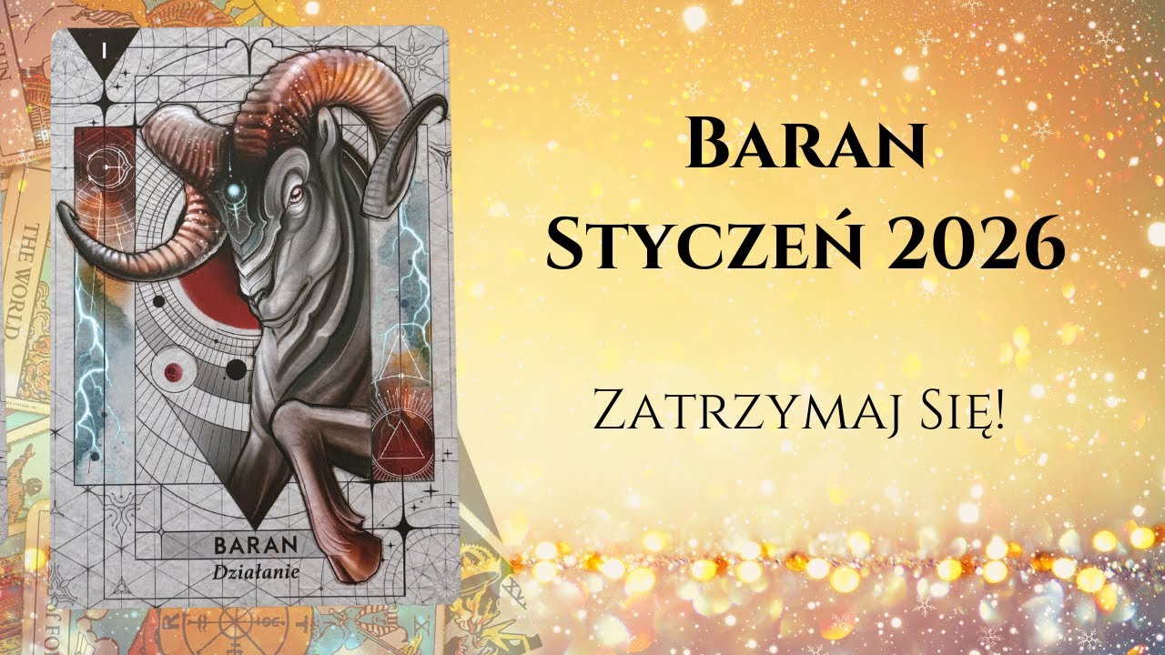 ♈️BARAN STYCZEŃ 2026: Zatrzymaj Się! ♈️#theunknownpath #horoskop