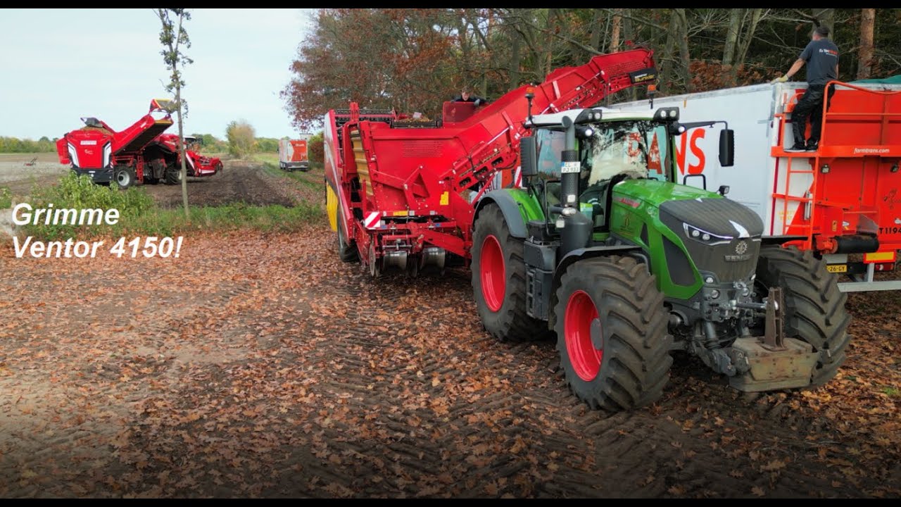 Kartoffelernte 2022 (Kartoffelroden) mit einem Grimme Ventor 4150 & Grimme EVO 290 mit Fendt 933