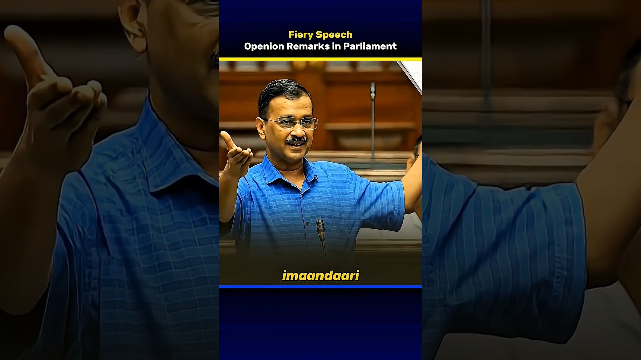 Arvind Kejriwal opening remarks in Parliament | Fiery Speech | Direct News