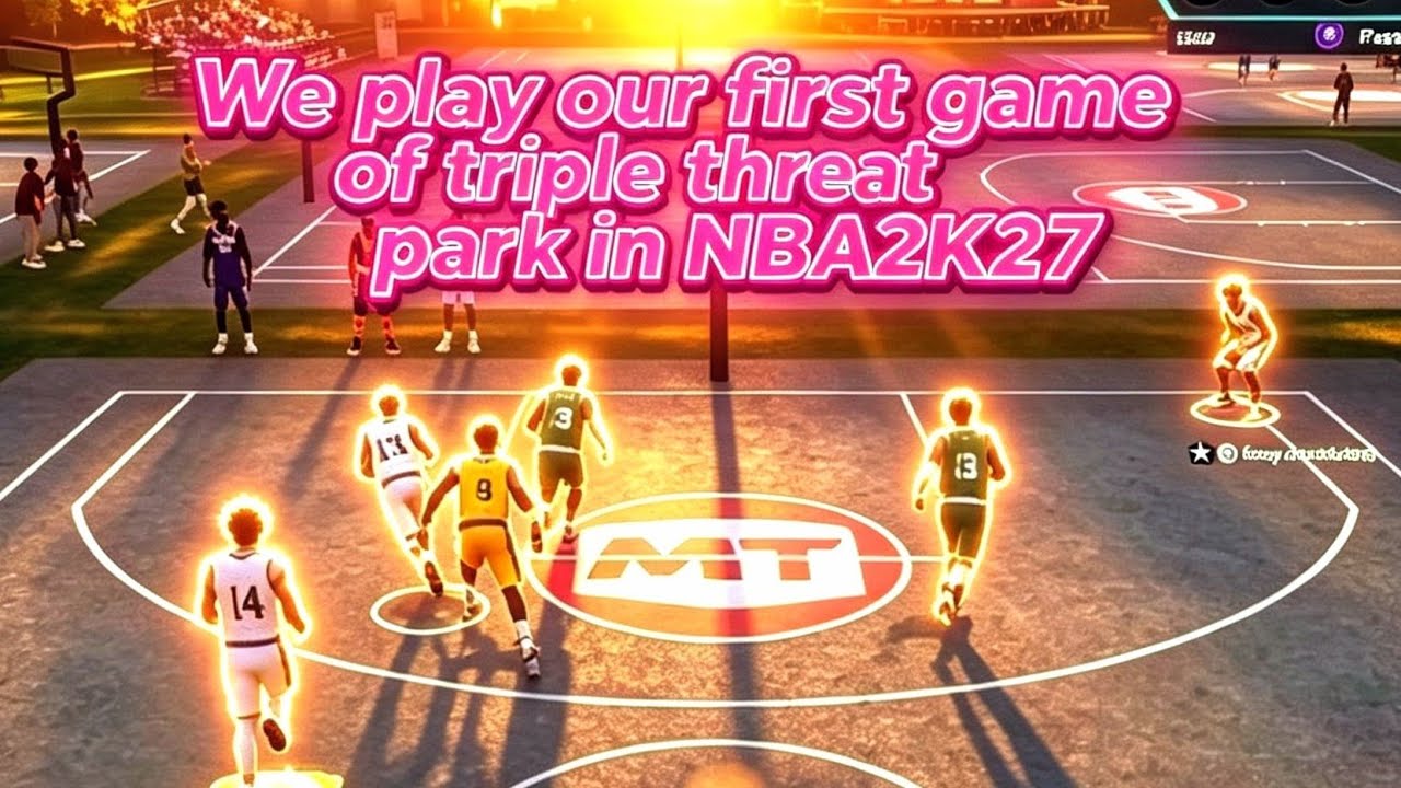 We play our first game of triple threat park in NBA2K27 myteam 