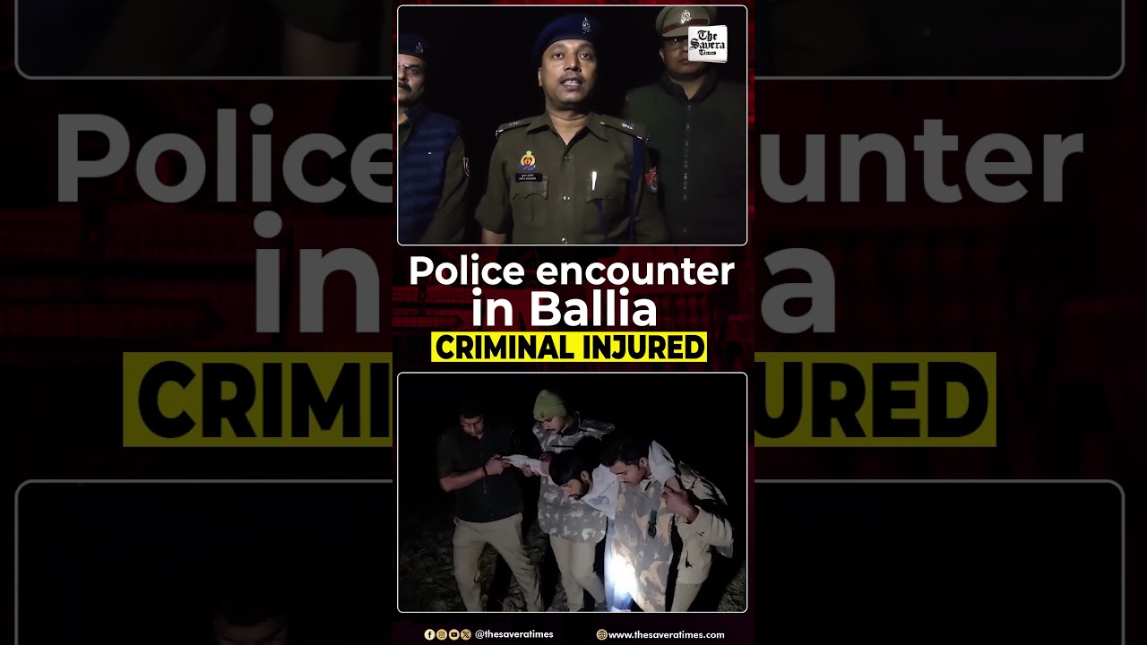 Police encounter in Ballia, criminal injured