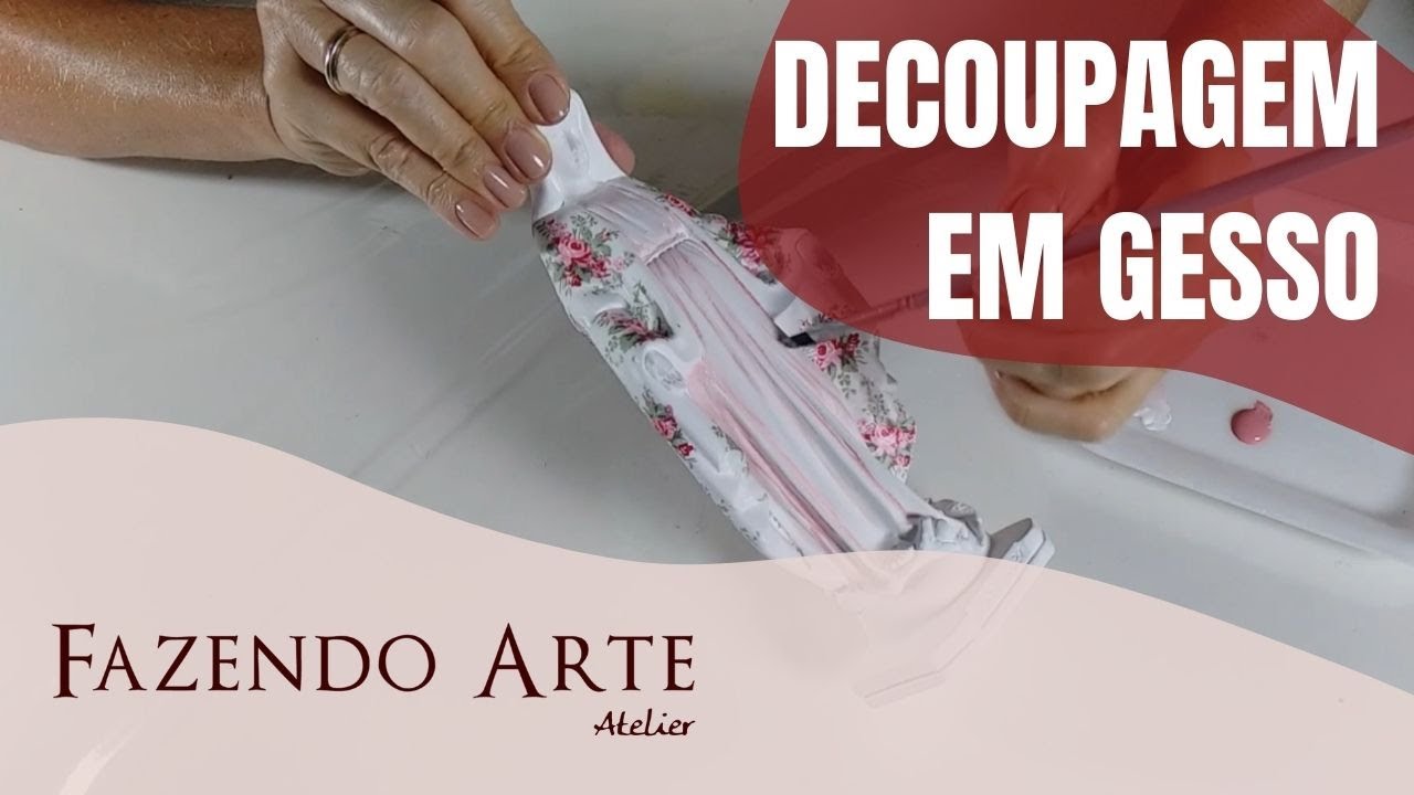NOSSA SENHORA DAS GRAÇAS, DECORAÇÃO COM DECOUPAGE - EP 103