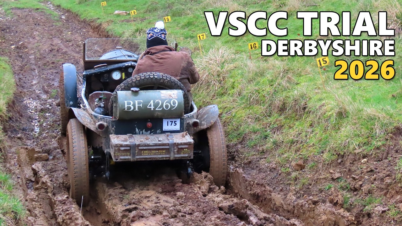 The VSCC Derbyshire Trial 2026 -  Clough Wood & Mill Close Mine hills