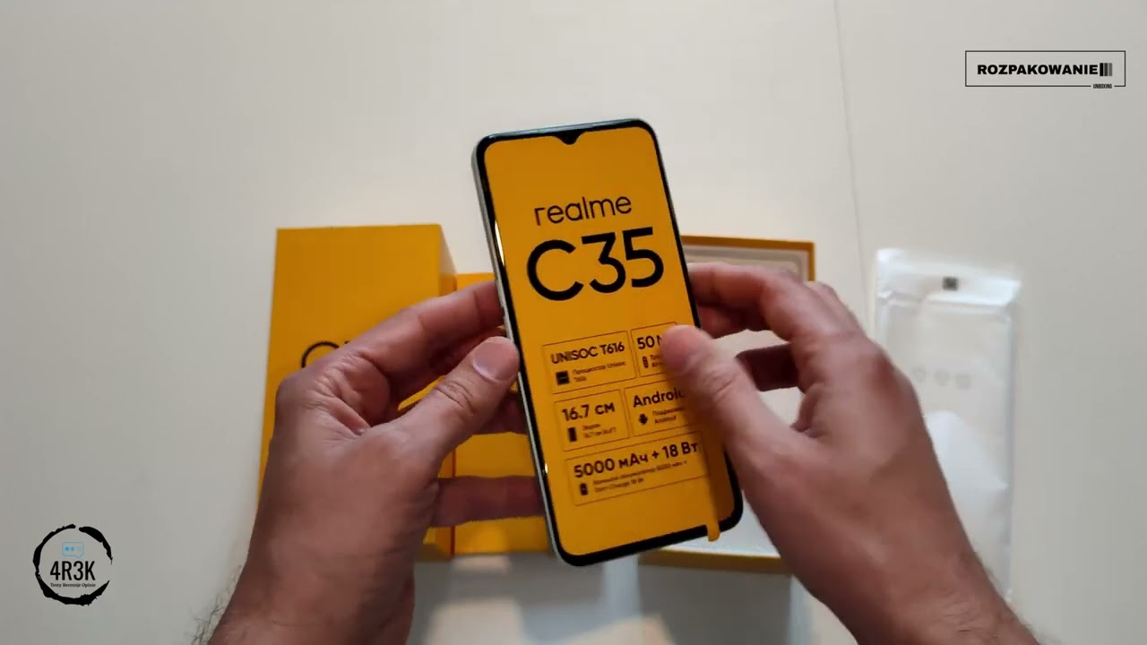 realme c35 unboxing