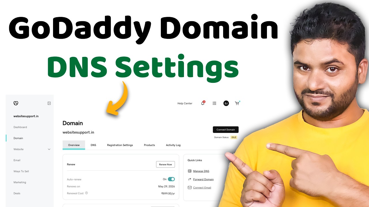 GoDaddy Domain DNS Settings