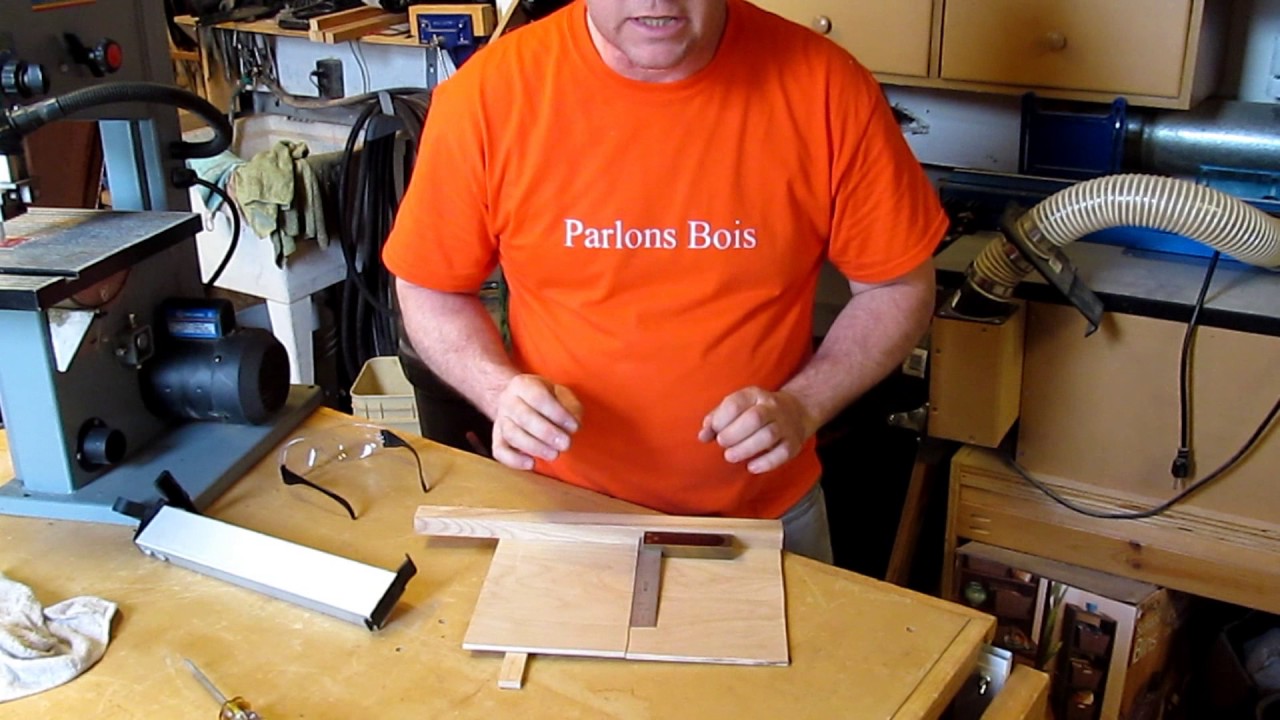 Gabarit de coupe à 90 degrés à la scie à ruban. Parlons bois Ep.183