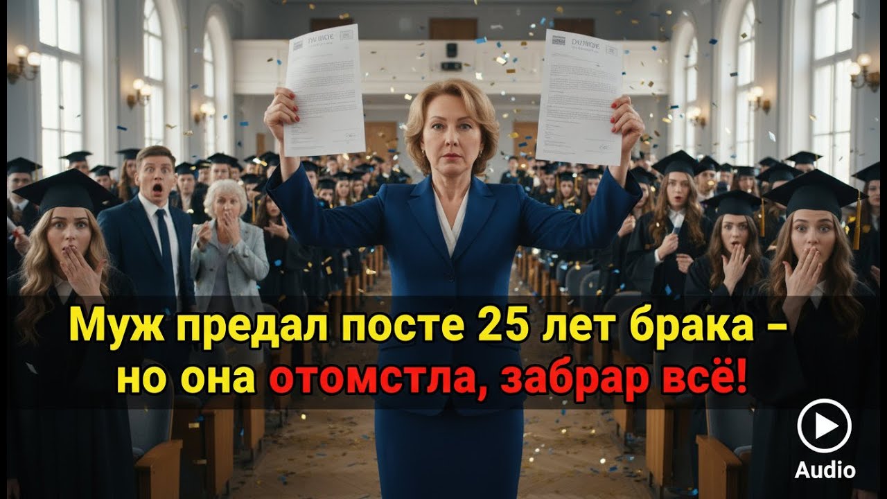МУЖ ВРУЧИЛ РАЗВОД НА ВЫПУСКНОМ СЫНА, НО ЖЕНА ЗАБРАЛА БИЗНЕС И РАЗРУШИЛА ЕГО МИР