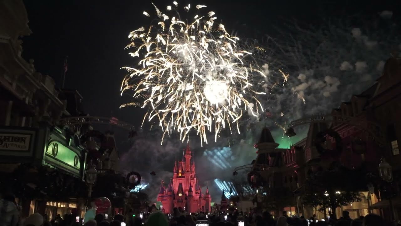 NEW YEAR 2026 Magic Kingdom WDW / Fantasy In The Sky Fireworks 