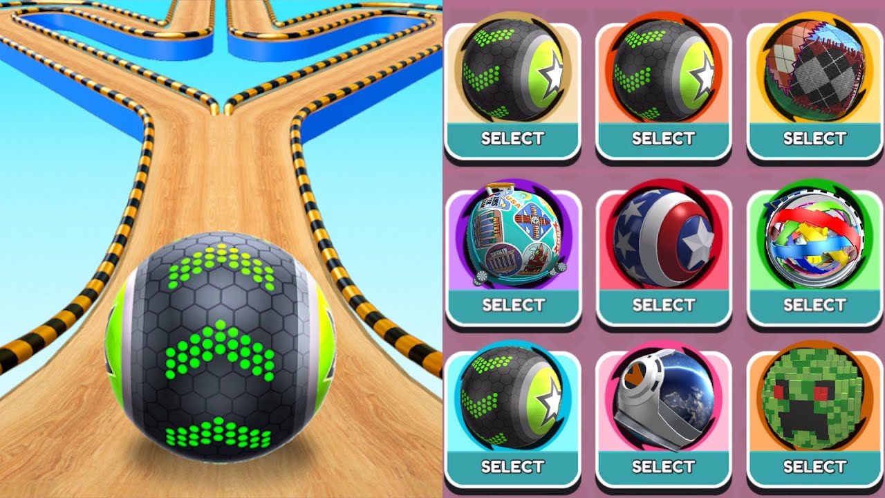 Going Balls Speedrun, Funny Fails Vs Challenge, Portal Run, Hard Level Android, iOS Gameplay 52
