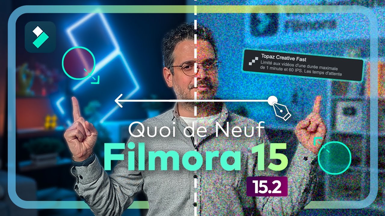 Quoi de neuf dans Filmora 15.2 : Rééclairage IA, Topaz Starlight et Outil Stylo amélioré !