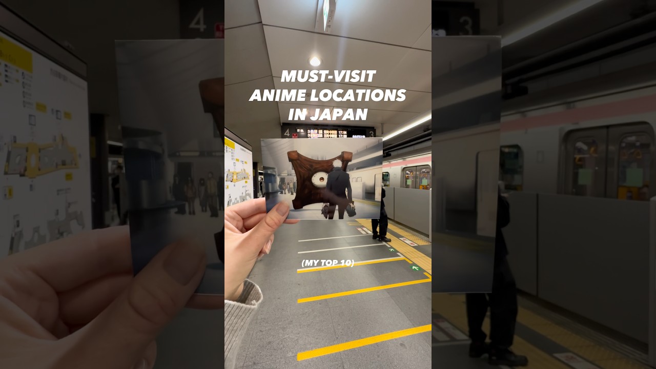 TOP 10 MUST-VISIT ANIME LOCATIONS IN JAPAN!!😱🇯🇵✨ #japan #animereallife #anime