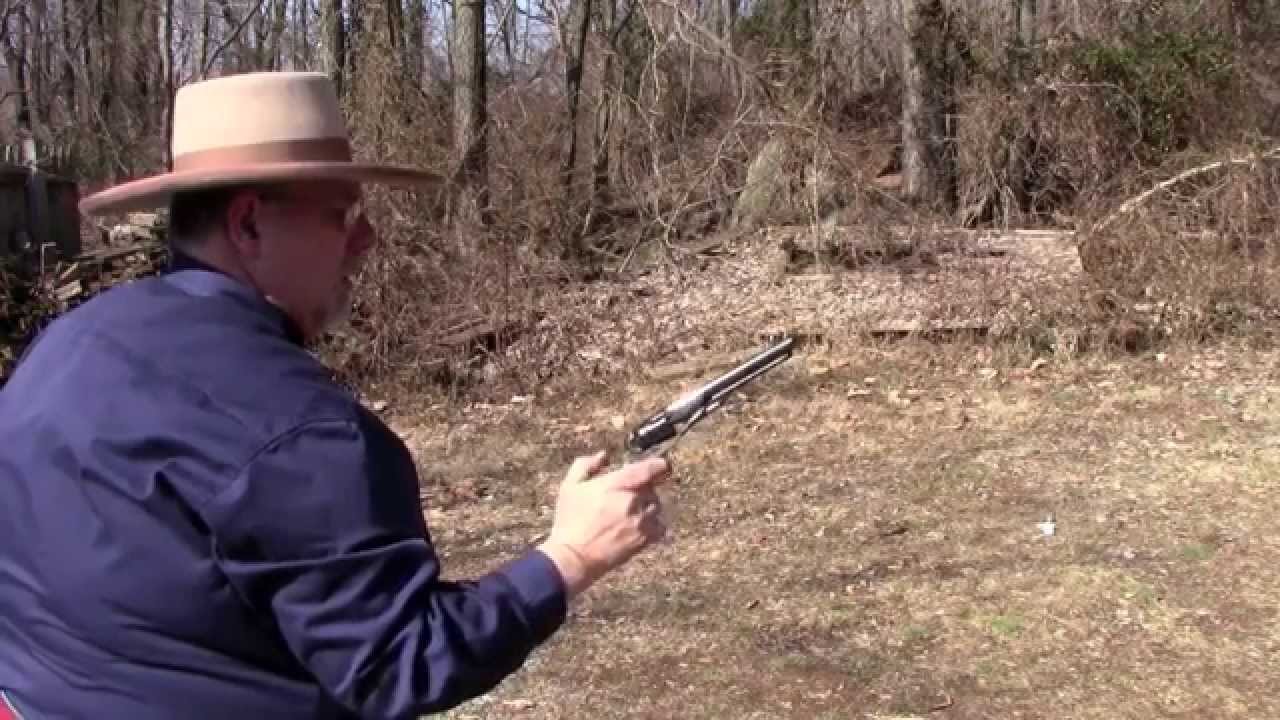 Shooting Colts 1862 Police Revolver.mov