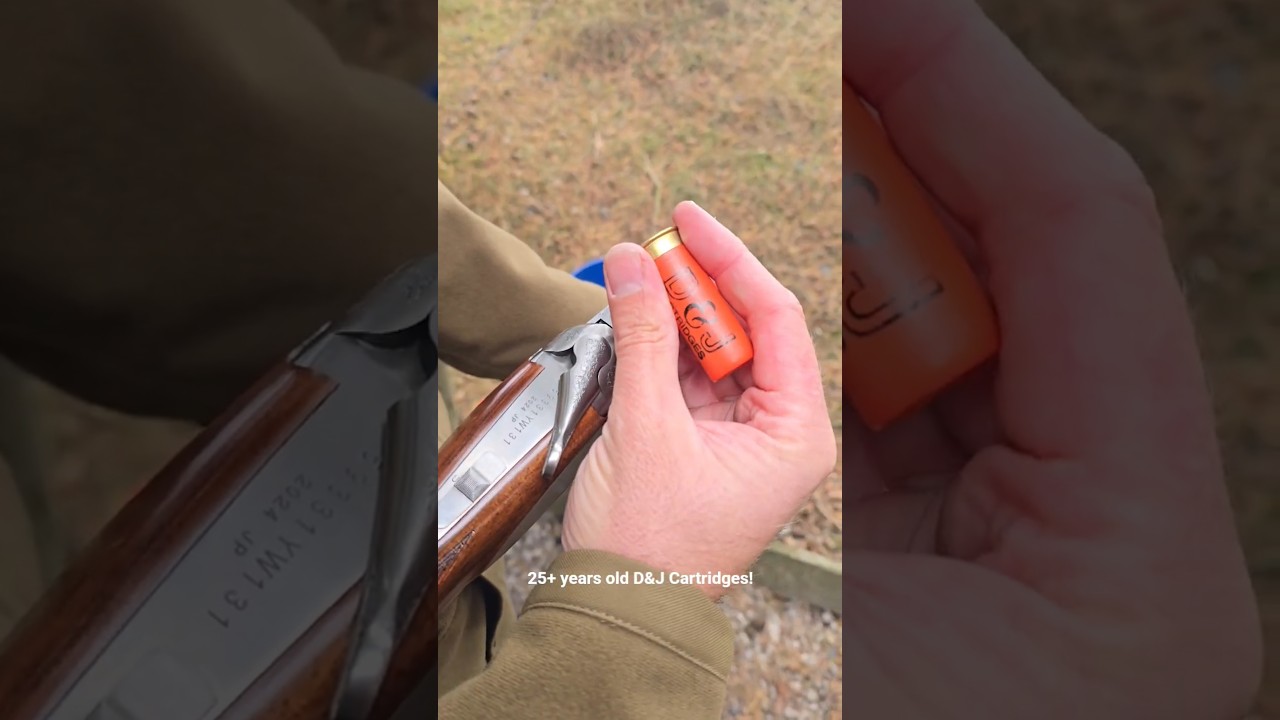 Browning B525 Game one. D&J cartridges 25+ years old!!! #browningshotgun #mcmillanstocks #shotgun