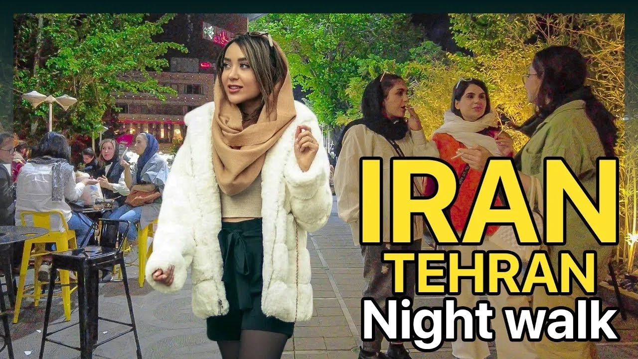 IRAN Today 🇮🇷 Night Walk In Tehran after 10 PM ایران