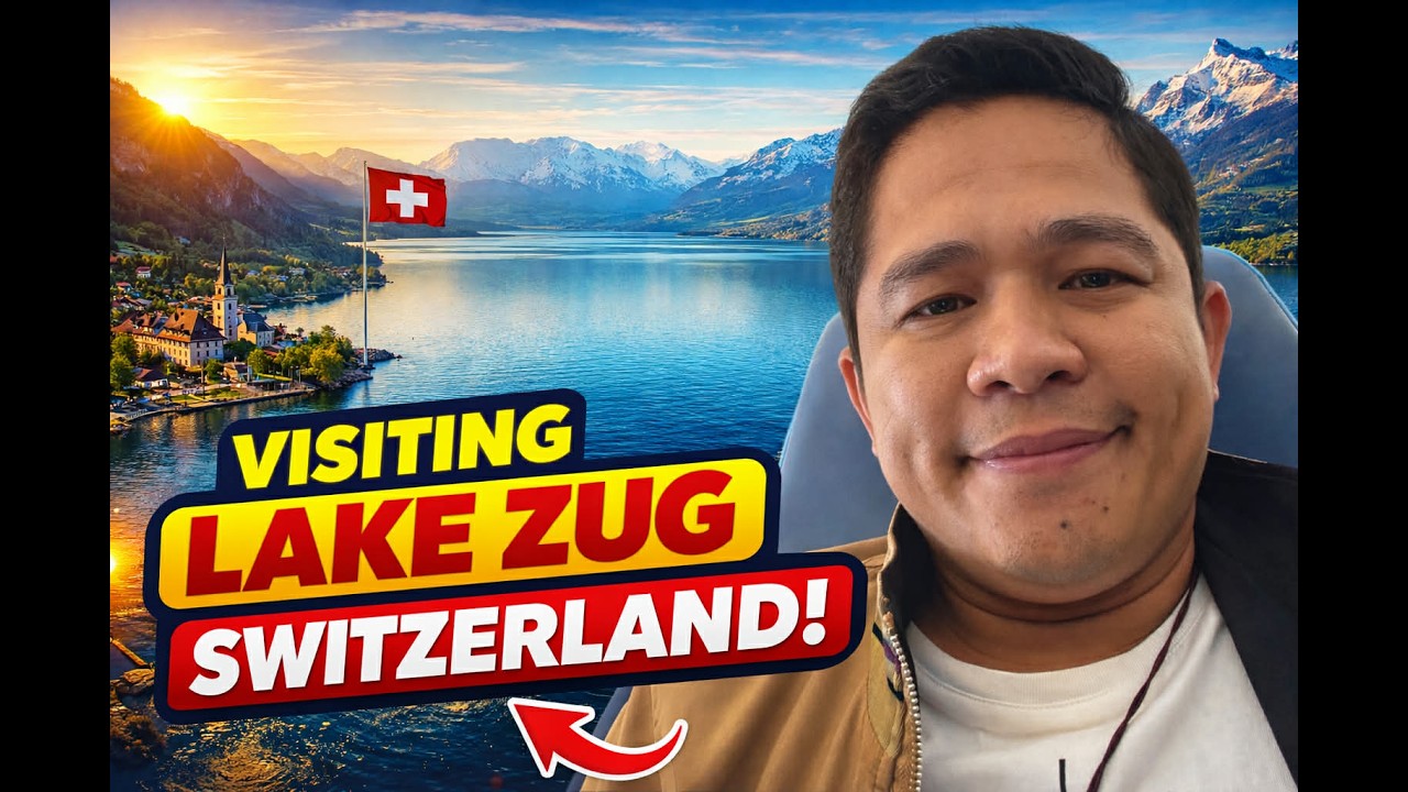 Fr. Darwin Visits Lake Zug, Switzerland - Lake Zug Encounter!