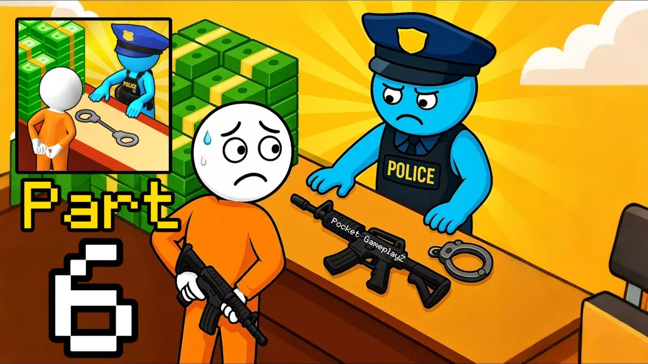 Police Department: Prison Game - Gameplay Walkthrough Part 6 - Police Lockdown (iOS, Android)