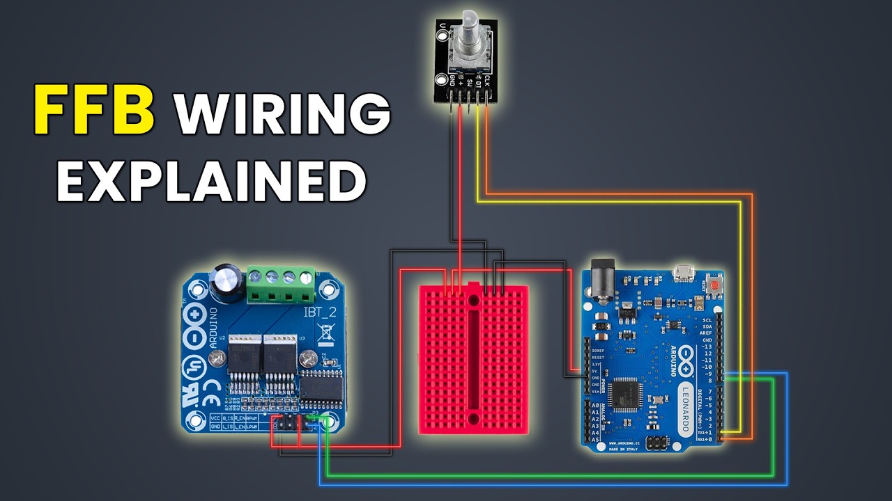 DIY FFB Wheel Wiring Tutorial Step by Step Explained!
