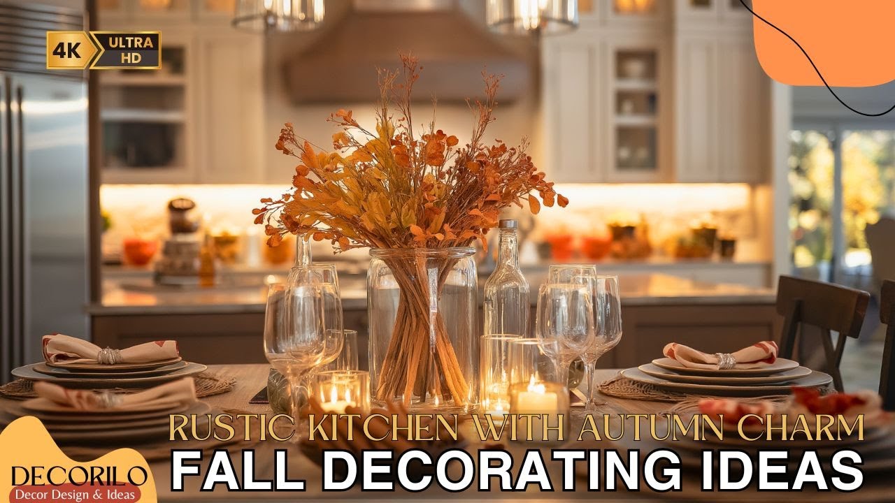 Infuse Your Rustic Kitchen with Autumn Charm: Fall Decorating Ideas to Inspire