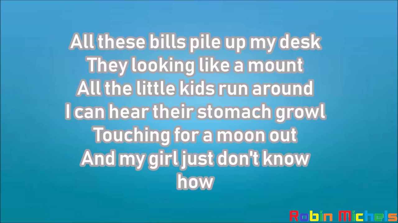 Lunchmoney Lewis, Bills-Lyrics-Text
