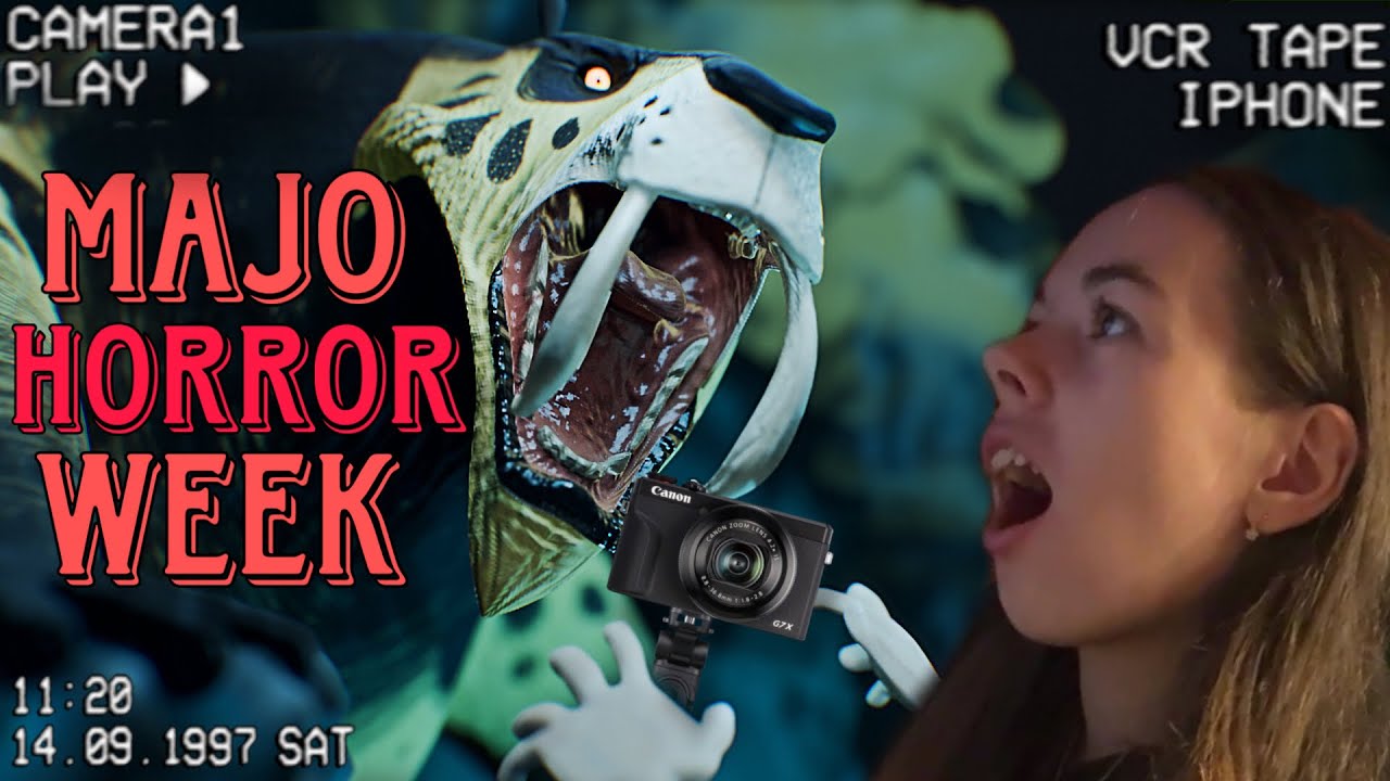 Prenocovala som v MÚZEU kde straší!! MAJO HORROR WEEK - Halloween špeciál | NIGHT OF THE EXTINCT