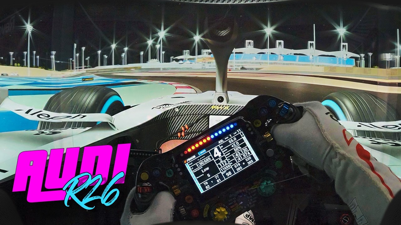 AUDI R26 FIRST RUN - Bahrain Pre-Season Testing POV | Assetto Corsa