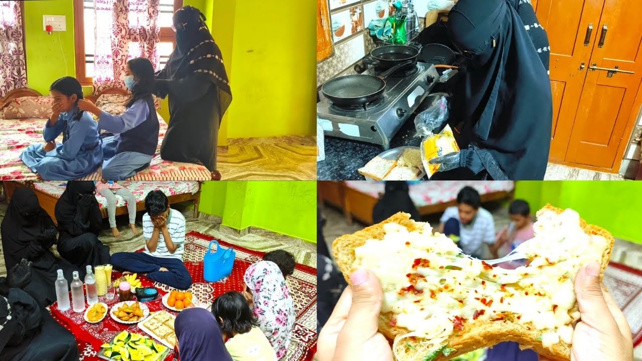 Ramadan Day 9 Routine | Aaj Hum Banaye Bahuth Saari Iftari 😋 | Hyderabadi Ammi And Kids Vlog 
