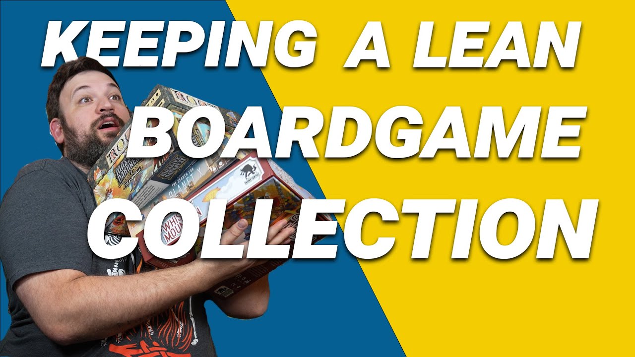 Keeping a Lean Board Game Collection - With Game Brigade