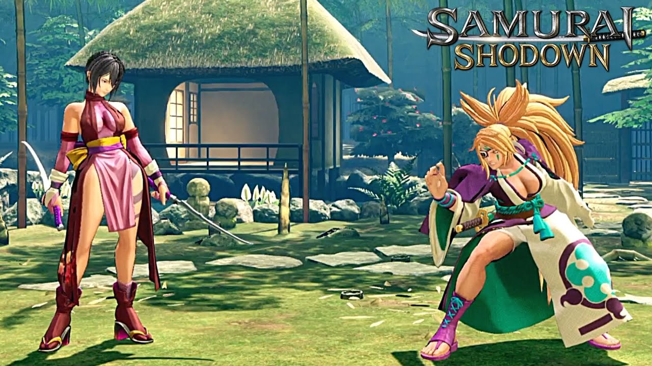 Samurai Shodown - Shiki vs Baiken Level 5 AI Versus Gameplay | Samurai Spirits
