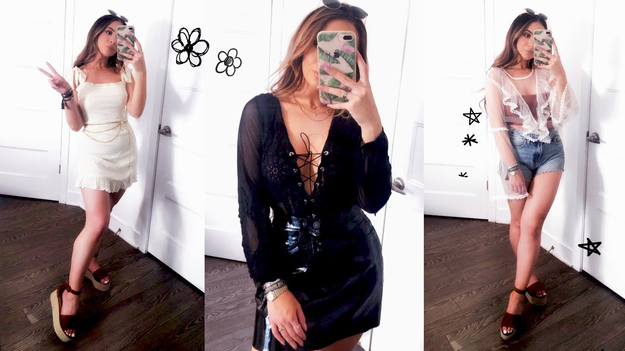 8 AFFORDABLE OUTFIT IDEAS ⚡️ FESTIVAL LOOKBOOK | NASTY GAL  2019