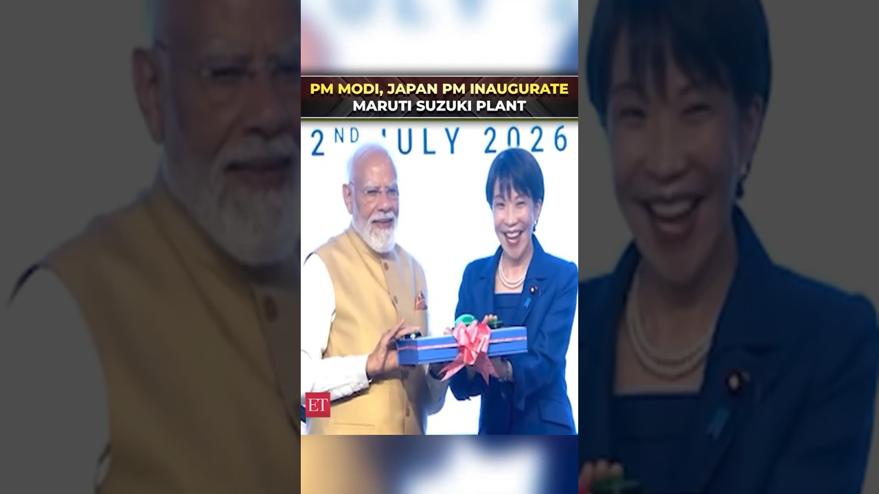 PM Modi, Japan PM Takaichi inaugurate Maruti Suzuki ₹35,000-cr plant in Haryana