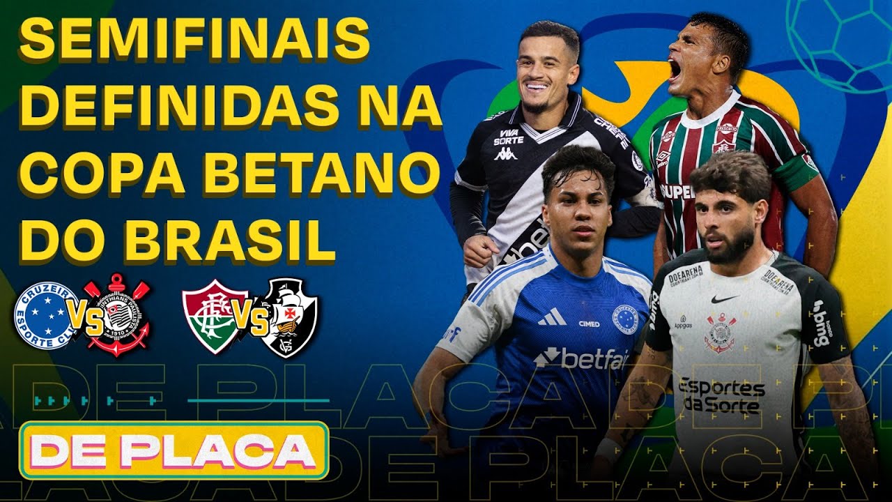 VASCO BATE O BOTAFOGO NOS PÊNALTIS; CRUZEIRO ATROPELA O ATLÉTICO MINEIRO | De Placa (12/09/25)