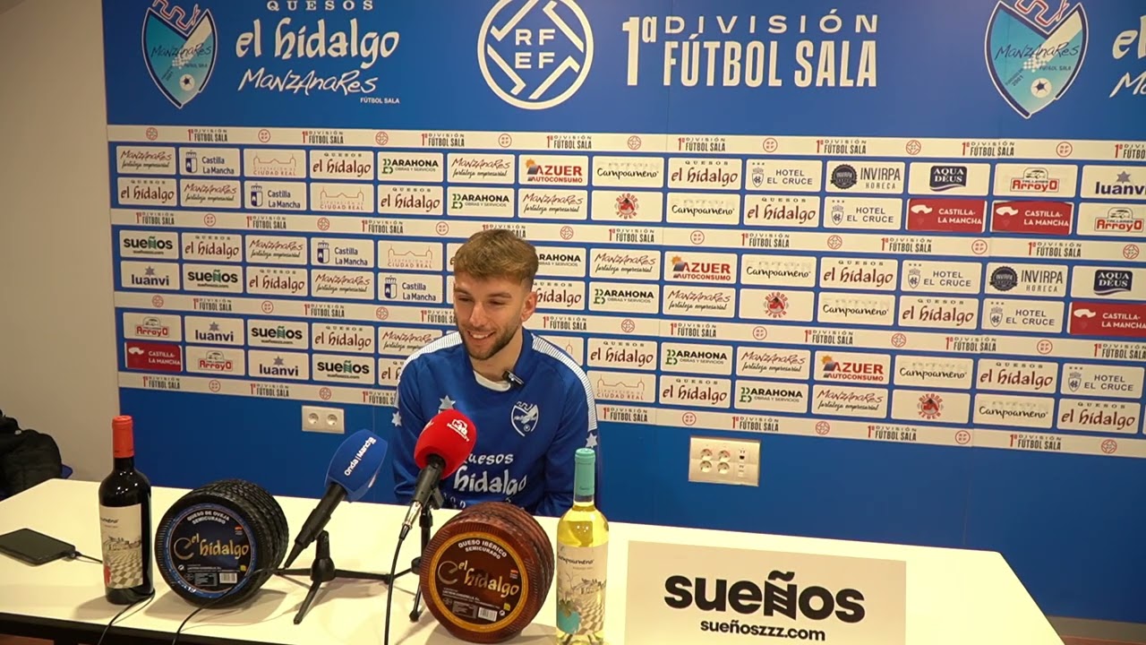 RUEDA DE PRENSA CON ÁLVARO | OSASUNA MAGNA - QUESOS EL HIDALGO MANZANARES FS