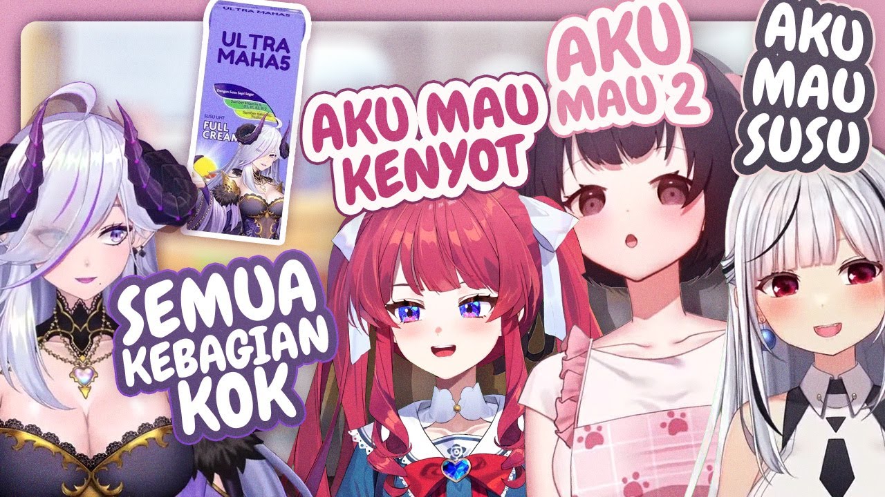 Kata Ririsu Minum Susu Biar Kamu Sehat [Mikaasuma, Ririsu, Cae, Mira]