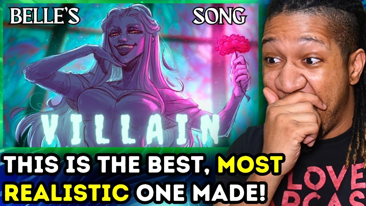Lydia the Bard - BELLE'S VILLAIN SONG | Animatic | Tale as Old as Time (REACTION)