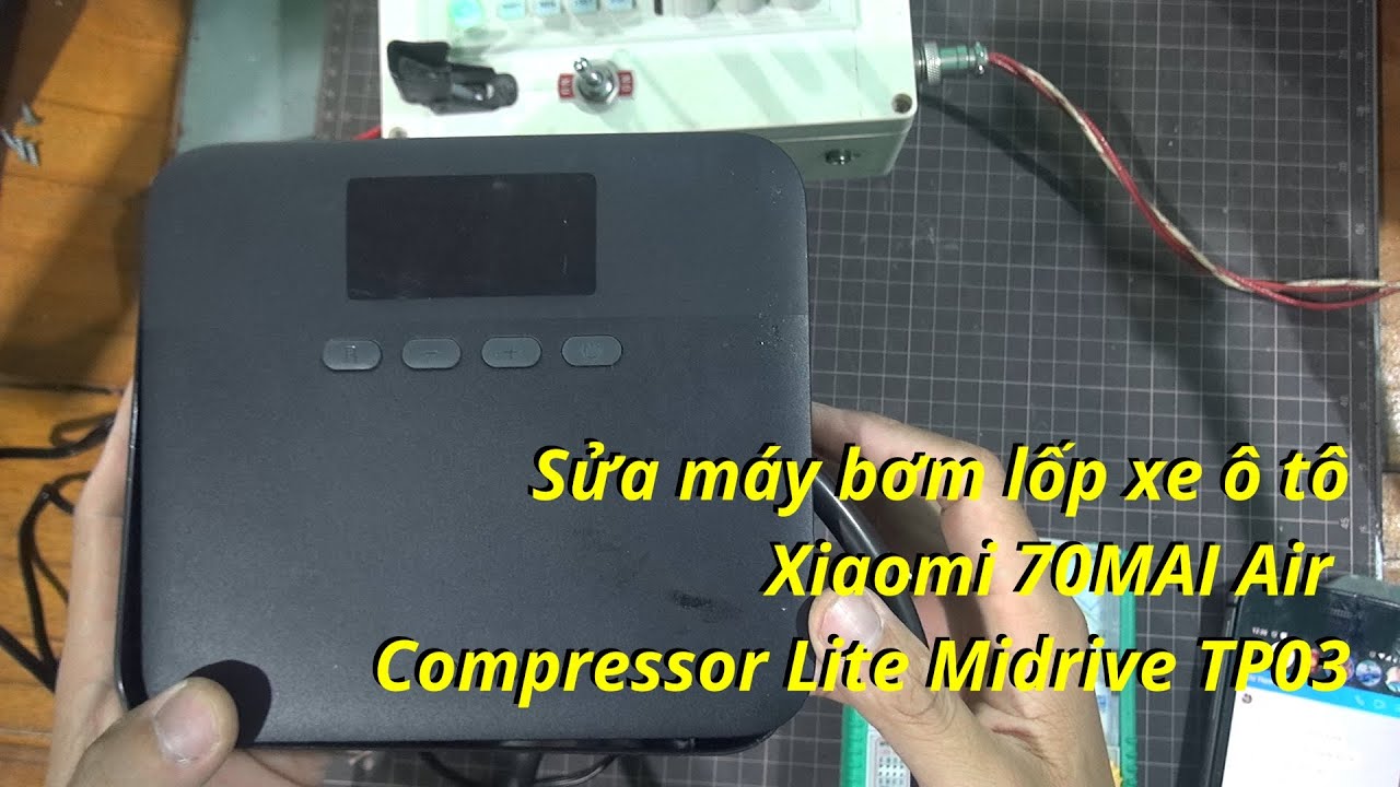 Sửa bơm lốp xe ô tô Xiaomi | sửa bơm lốp ô tô 70mai #midrive #tp03