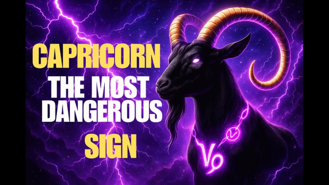 12 REASONS CAPRICORN ♑ IS THE MOST DANGEROUS ZODIAC SIGN — AND YOU NEVER KNOW IT 🔥